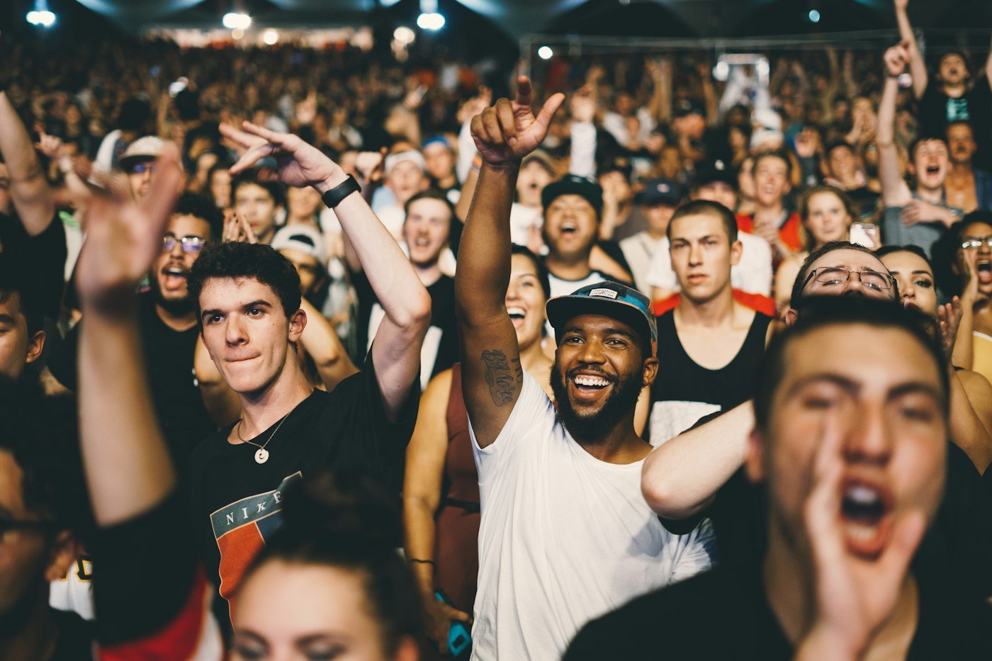 Foule lors d'un concert